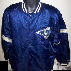 LA RAMS STARTER NFL Vintage Snap Down Jacket 3X